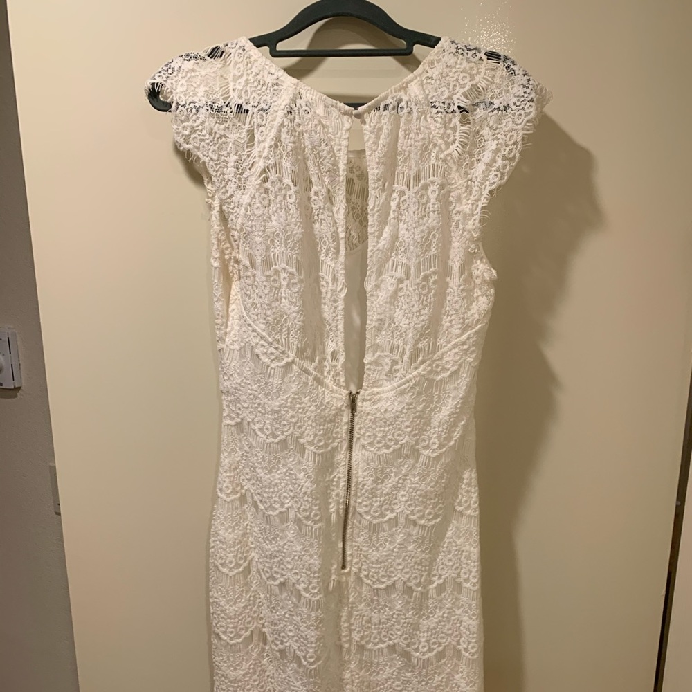 White lace dress